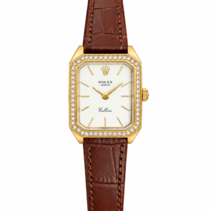 Rolex Cellini Cuir Marron